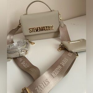 Steve Madden Beige Crossbody Bag